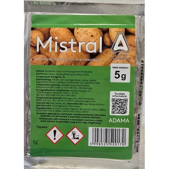 Mistral 5g (vetés után kelés előtt) gyomirtó