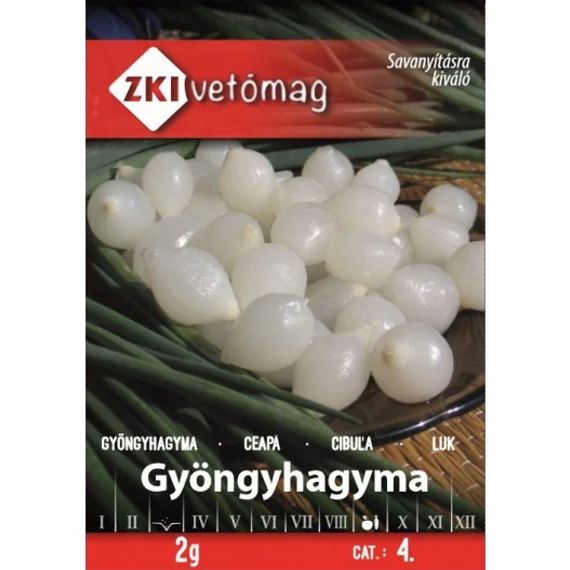 ZKI GYÖNGYHAGYMA VETŐMAG 2g